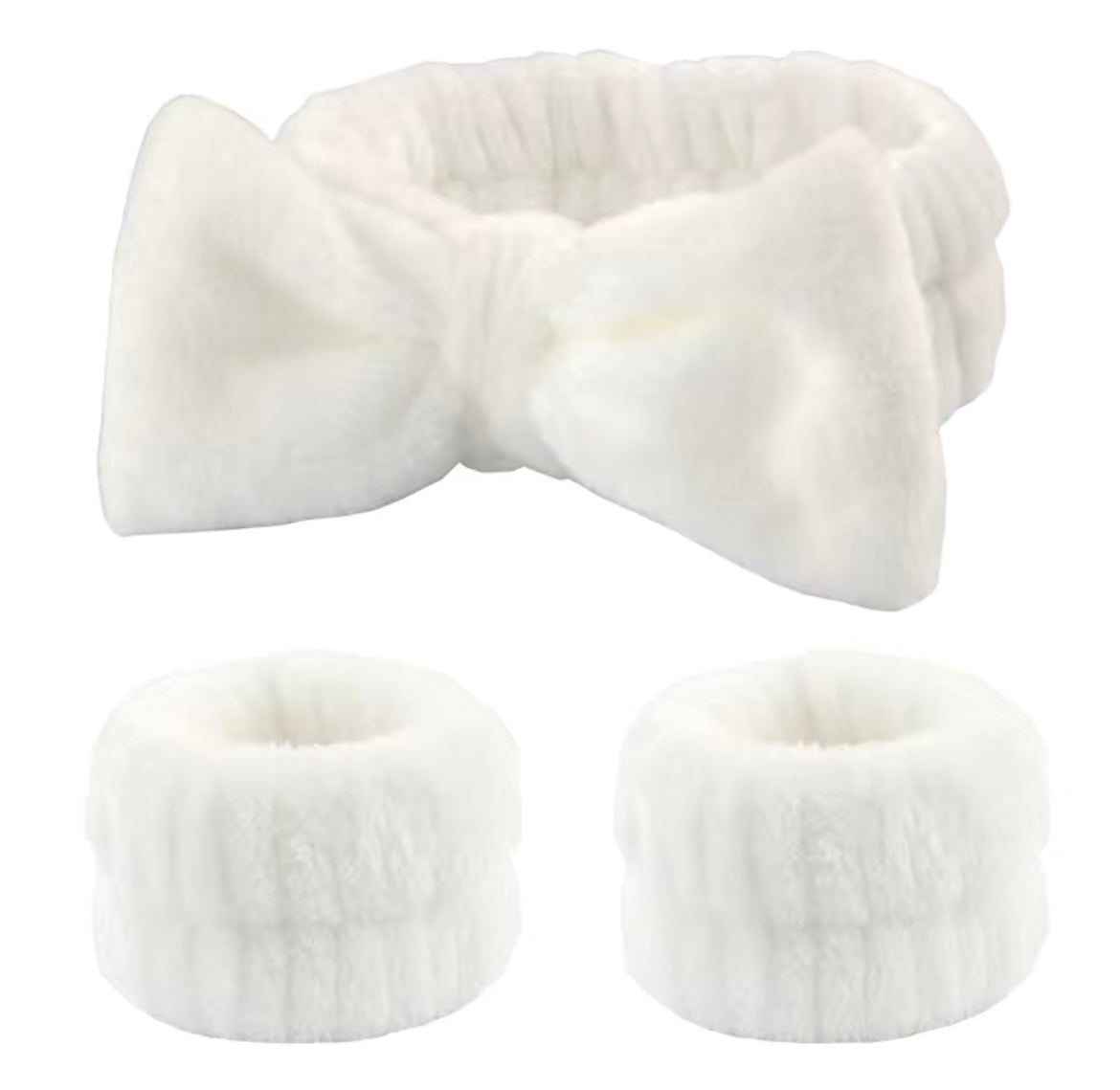 White Headband Set