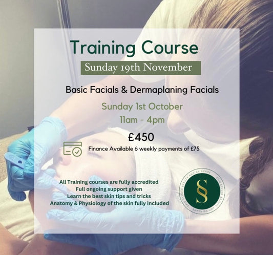 Basic Facials & Dermaplaning Training 19/11/23